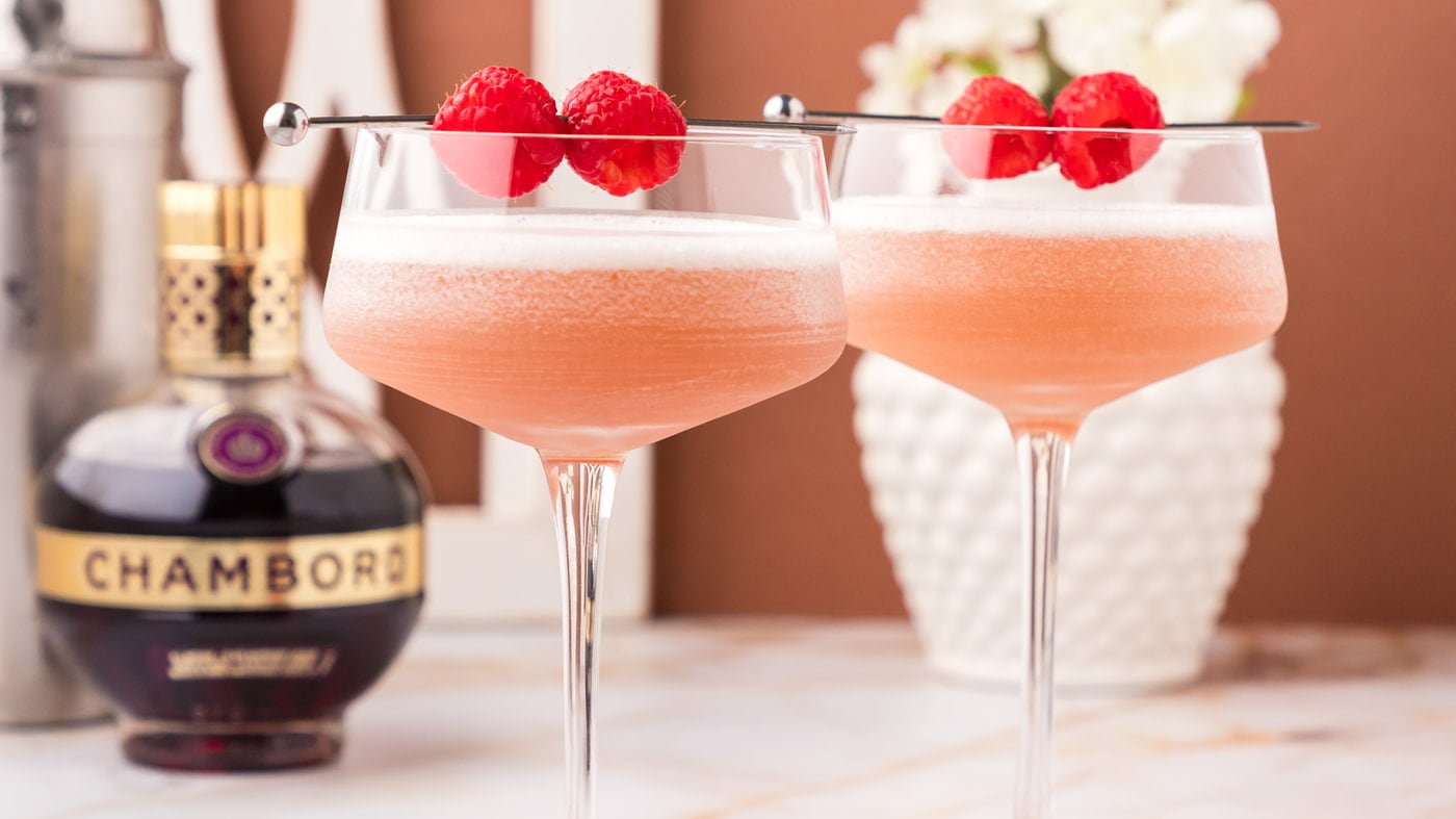 This vibrant French martini recipe is made with only 3 key ingredients. It's simple yet elegant and 