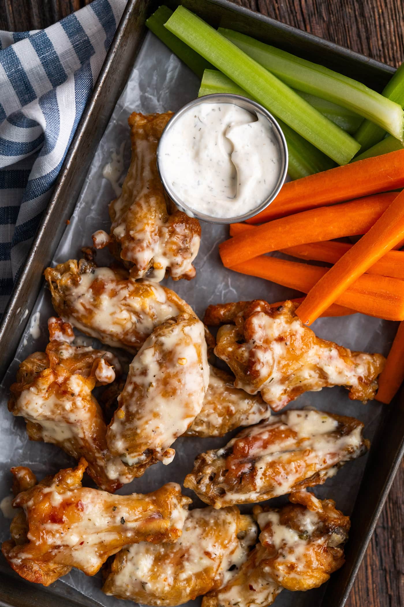 Garlic Parmesan Wing Sauce - Amanda's Cookin' - Condiments