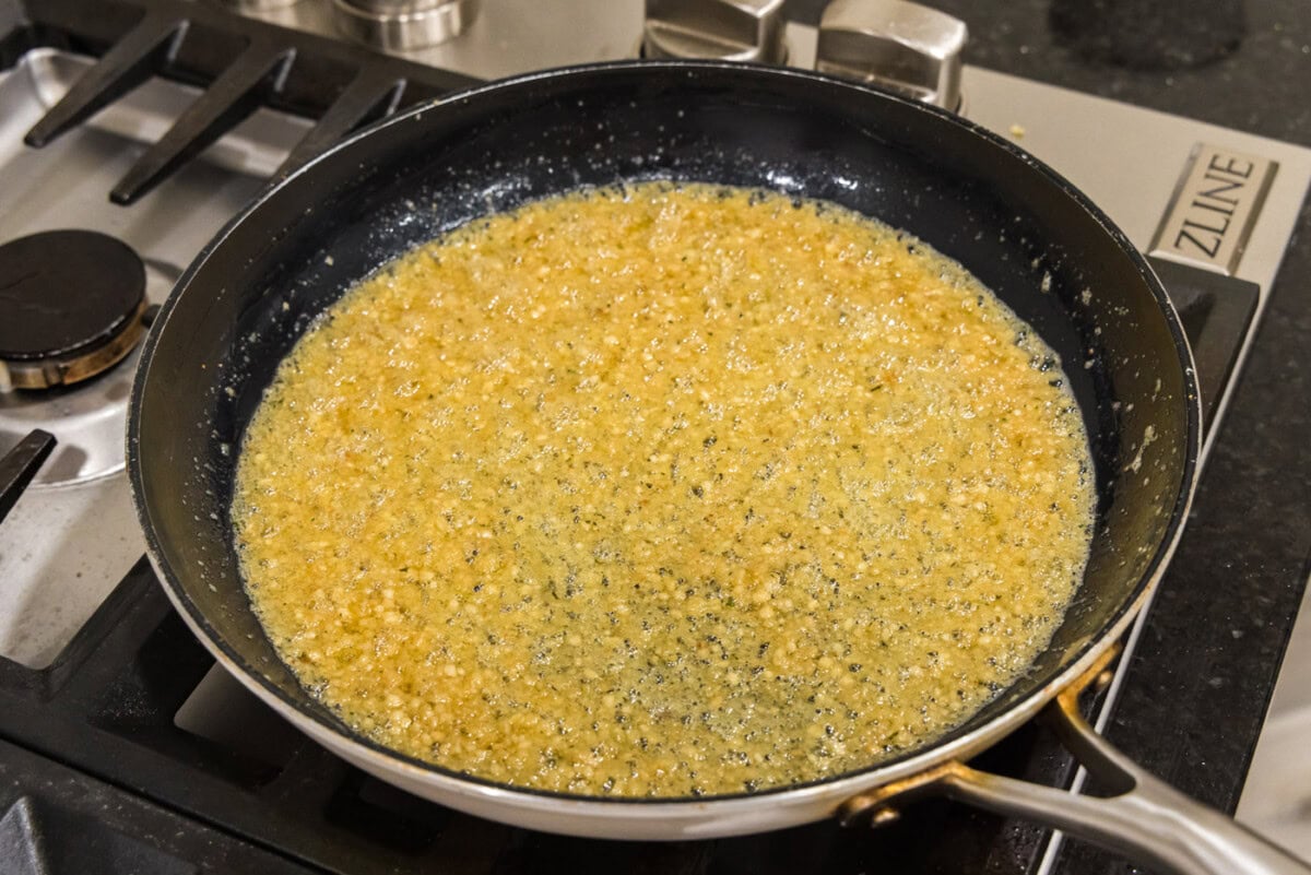 garlic parmesan butter sauce