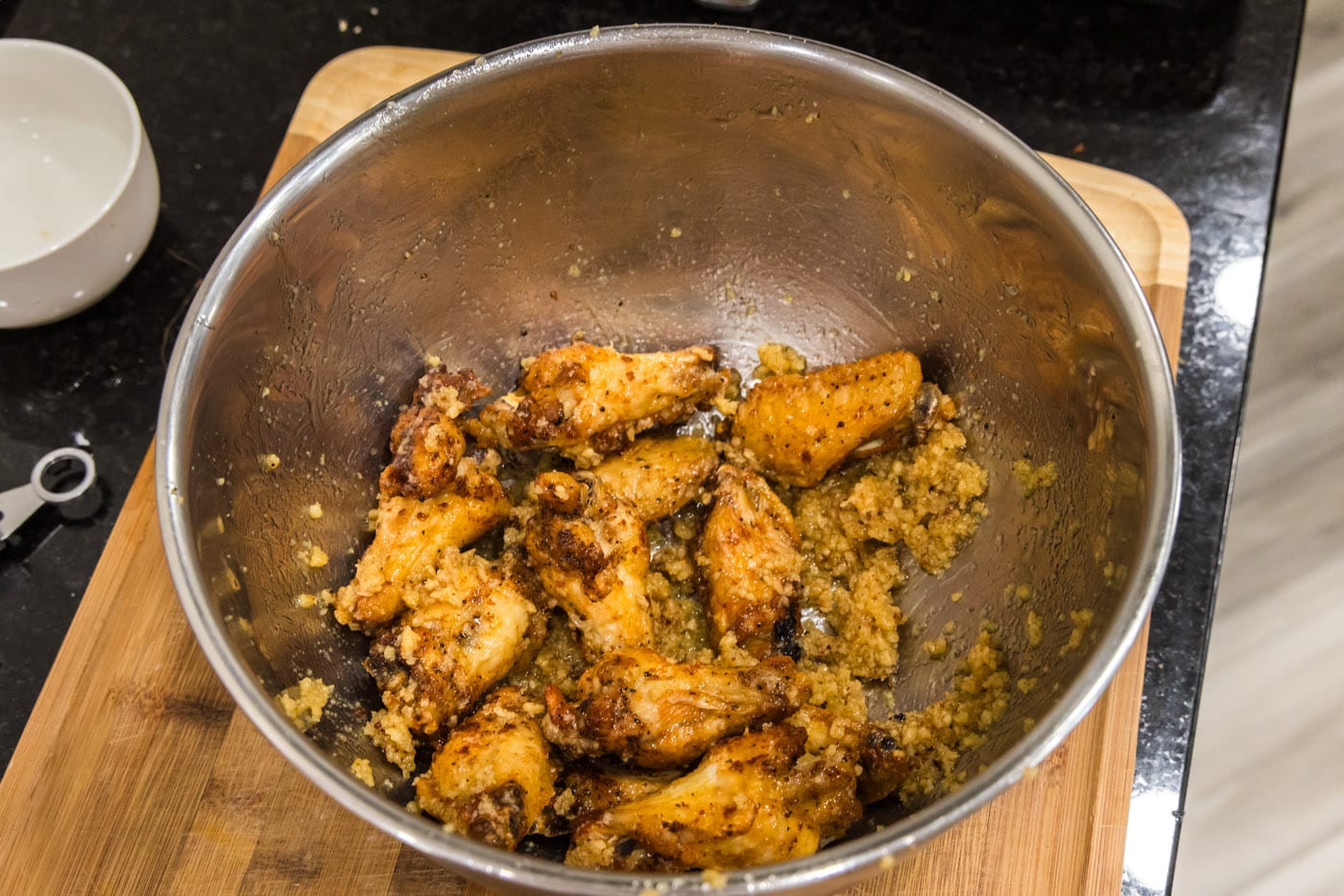 easy garlic parmesan wings