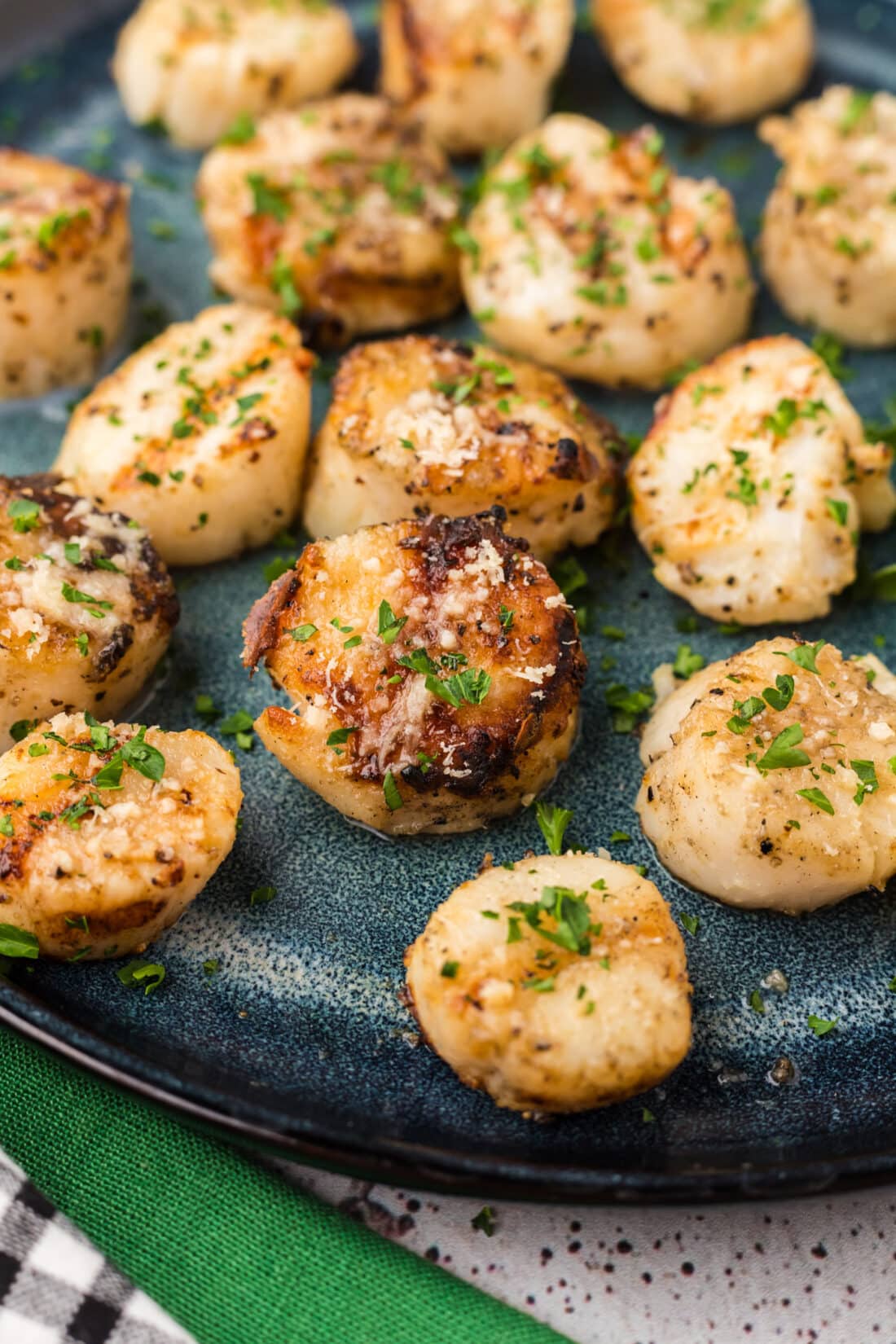 Close up photo of Grilled Scallops