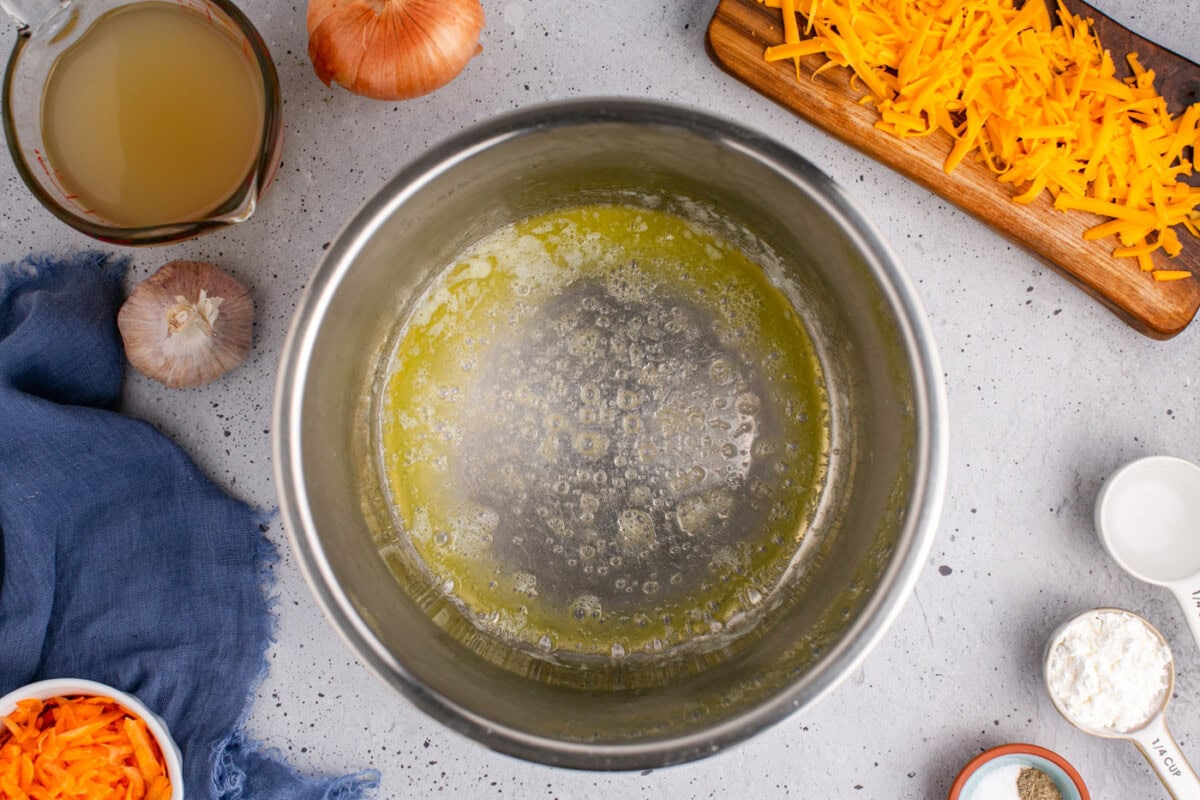 melted butter in instant pot
