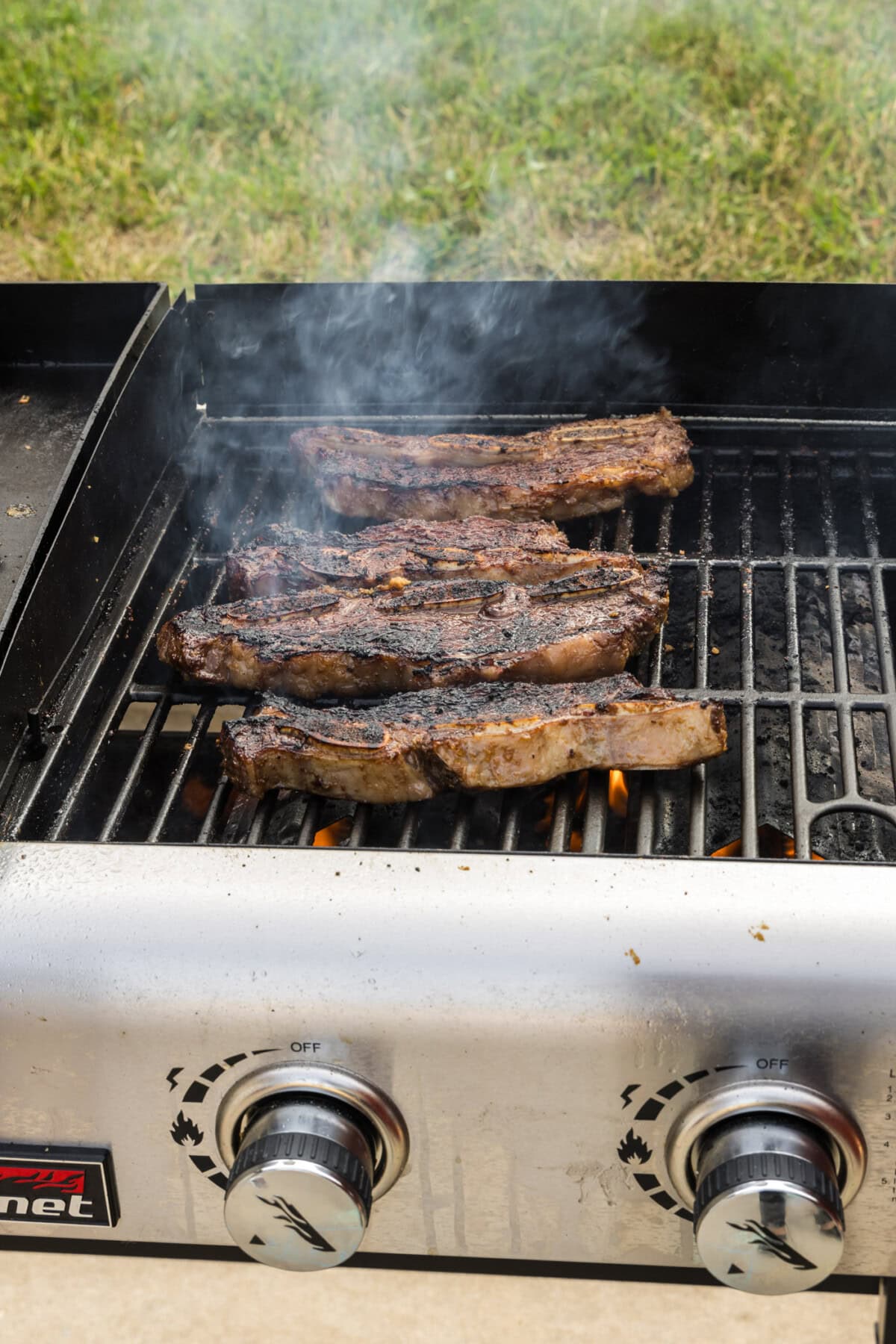 Korean Short Ribs on the grill