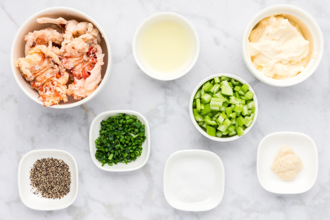Ingredients for Lobster Salad