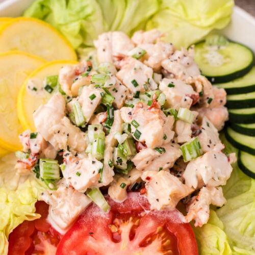 Close up photo of Lobster Salad