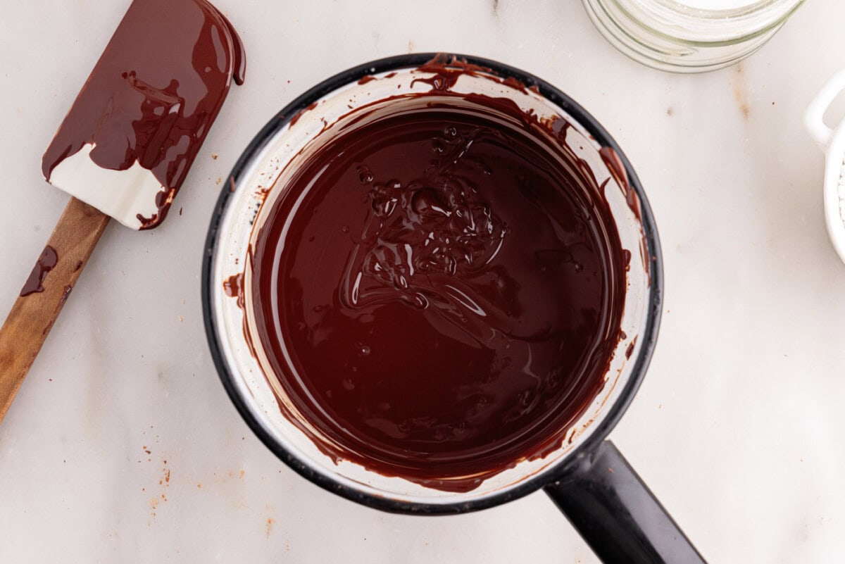 melting chocolate in a double boiler