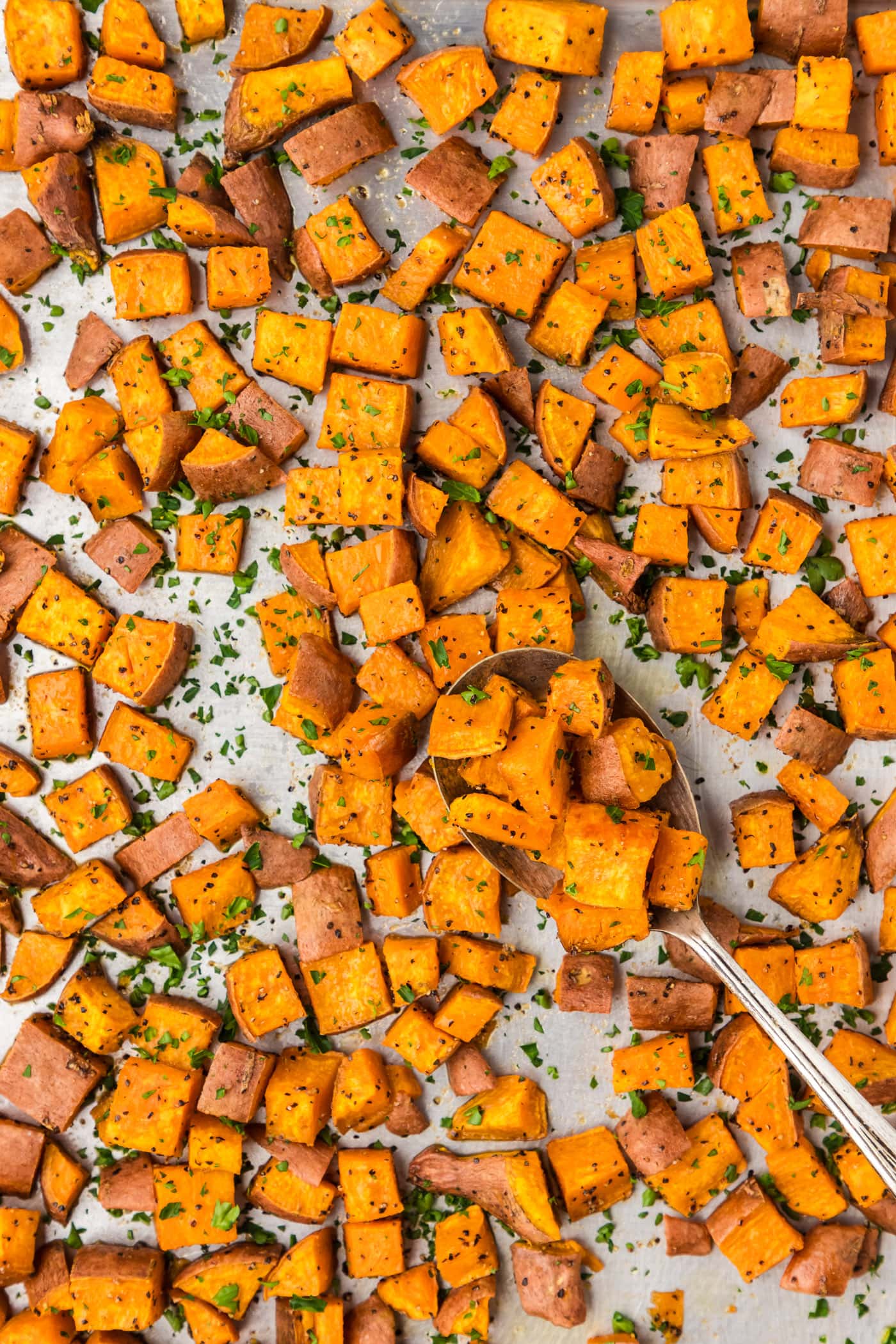 Roasted Sweet Potatoes - Amanda's Cookin' - Vegetables