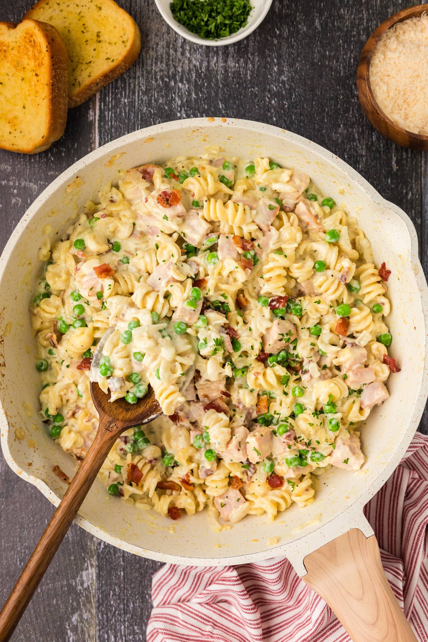 Turkey Carbonara - Amanda's Cookin'