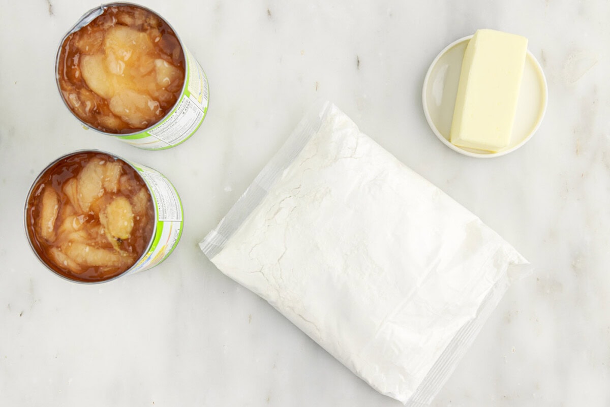 Ingredients for Apple Dump Cake