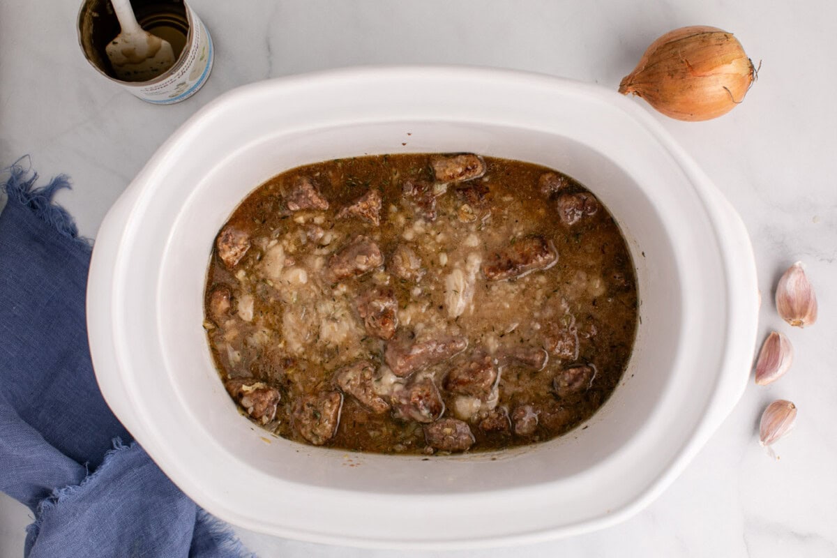 crockpot beef and noodles