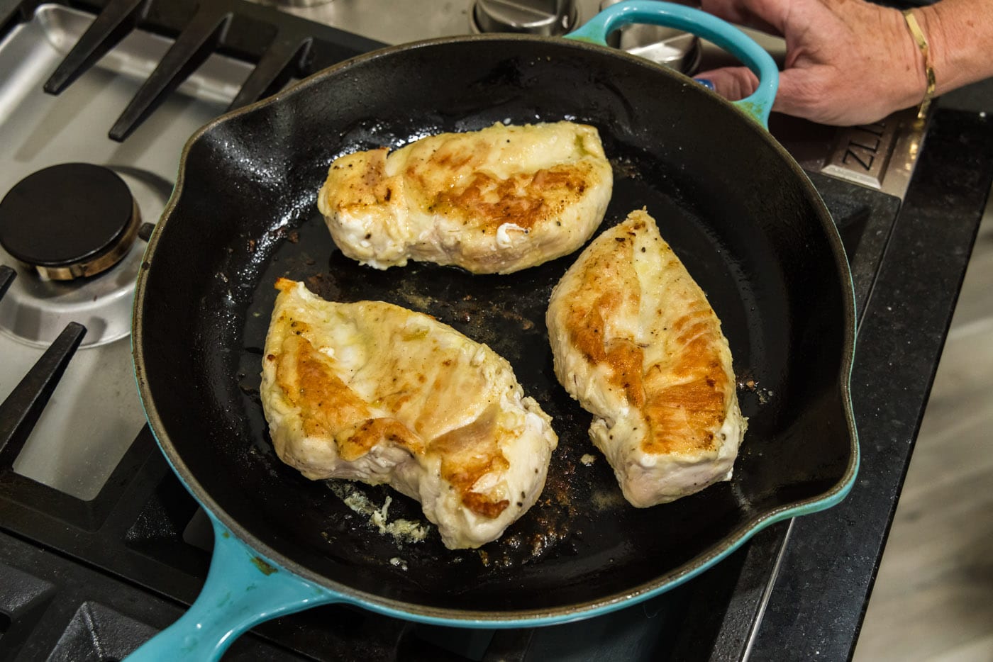pan seared chicken breasts