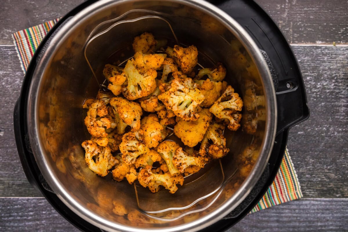 finished instant pot cauliflower