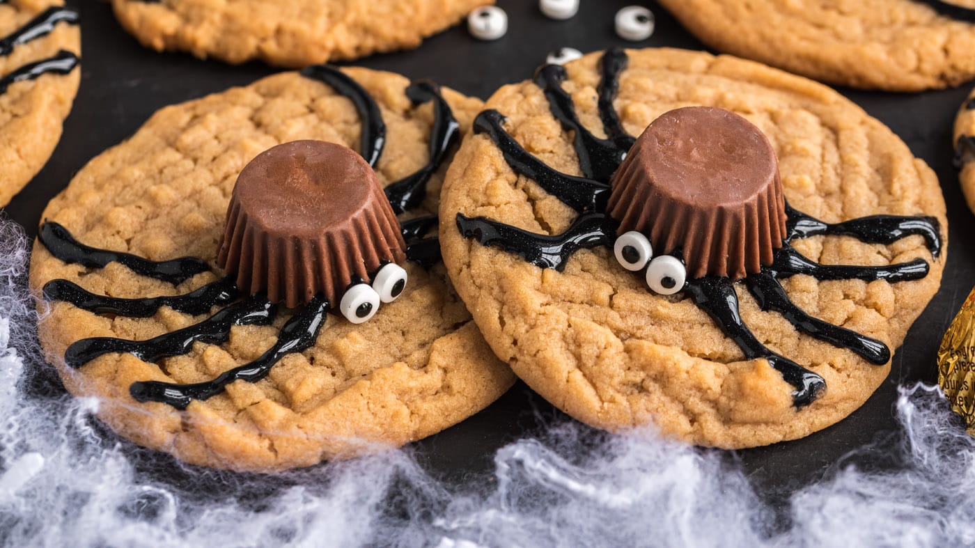 Prep, roll, bake then decorate your way to the cutest spider cookies for your Halloween dessert spre