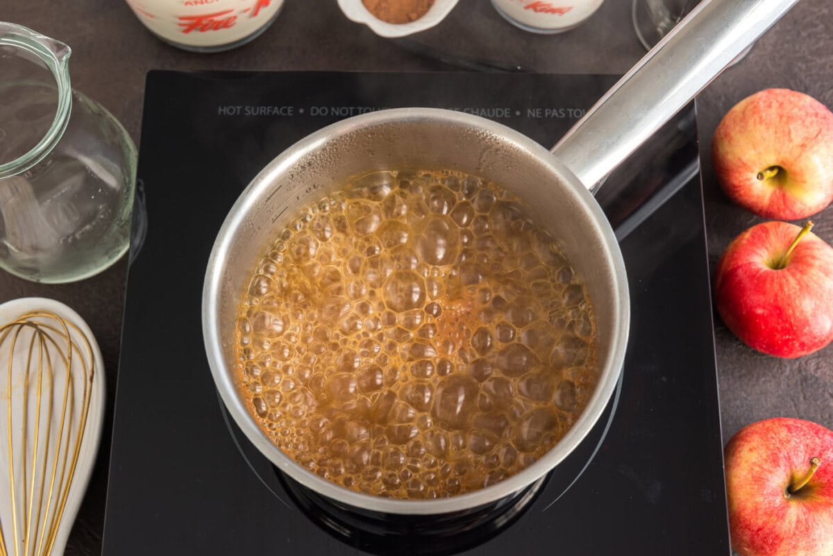 boiling apple cider