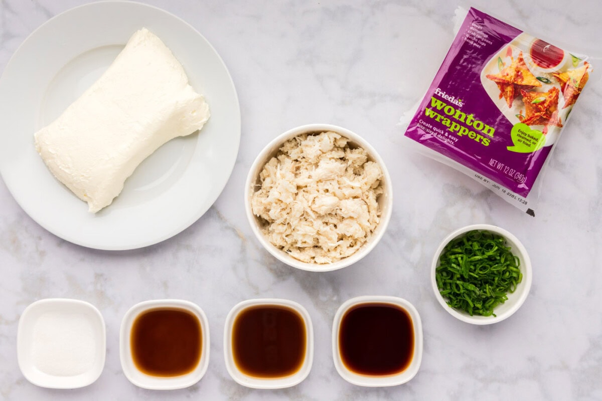 Ingredients for Crab Rangoon