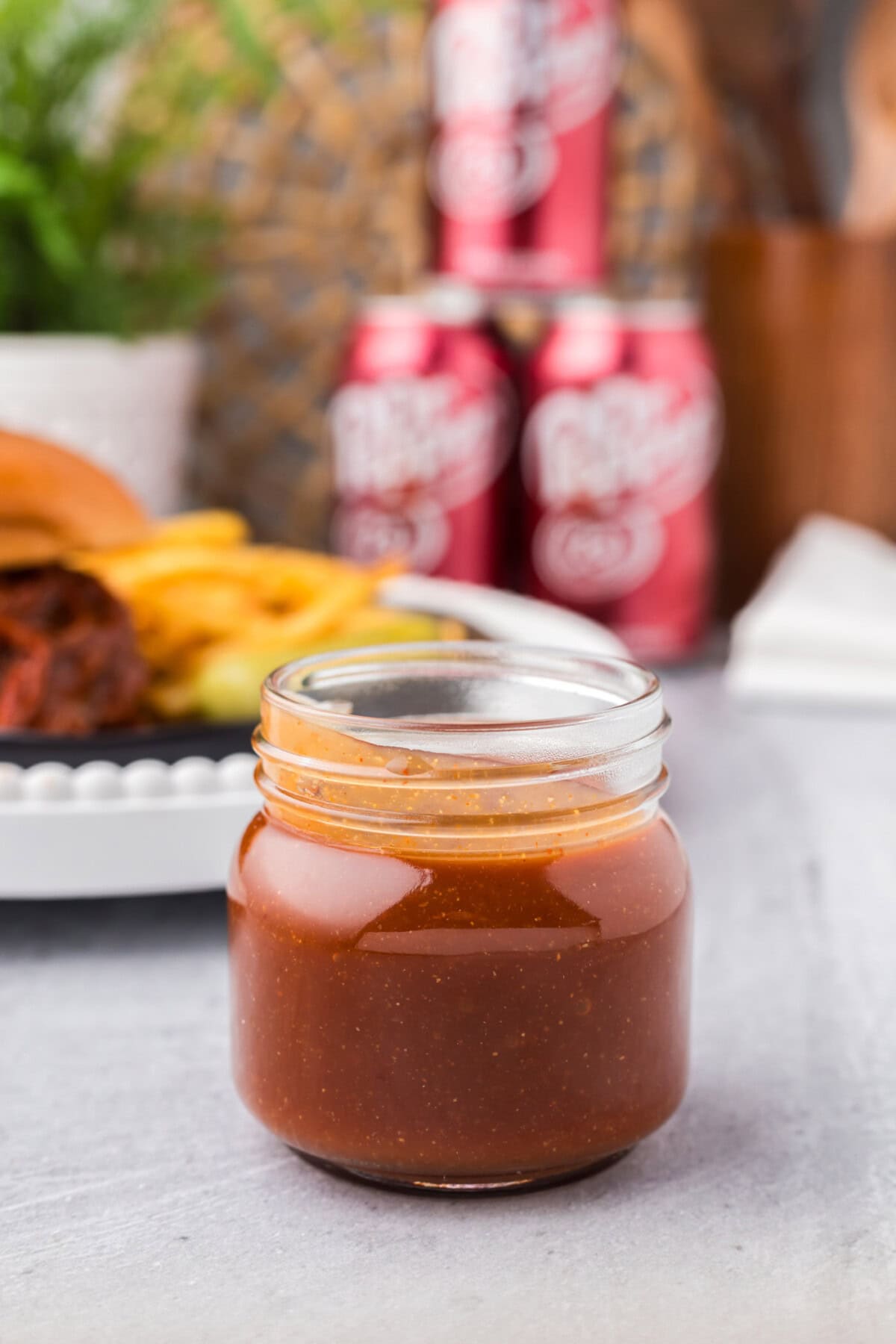 Jar of Dr Pepper Barbecue Sauce