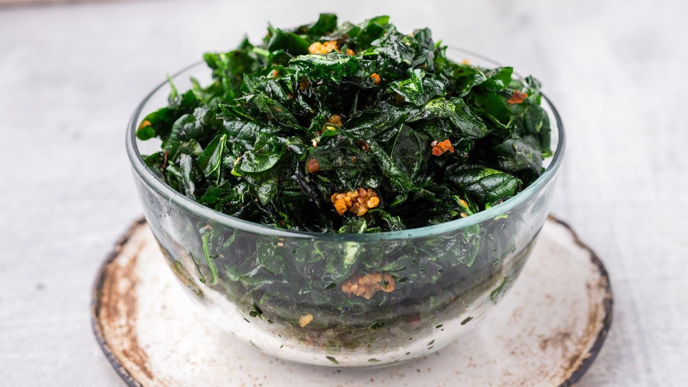 Fried spinach reinvents the 