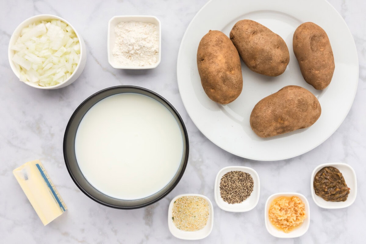 Ingredients for Scalloped Potatoes
