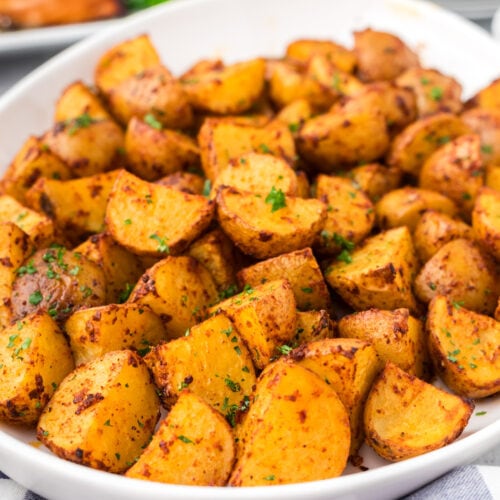 Close up photo of Spicy Potatoes