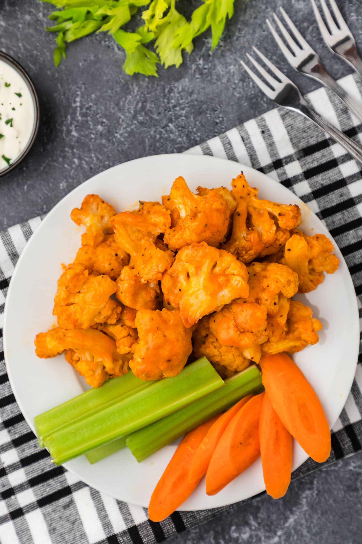 Buffalo Cauliflower - Amanda's Cookin' - Apps & Finger Foods