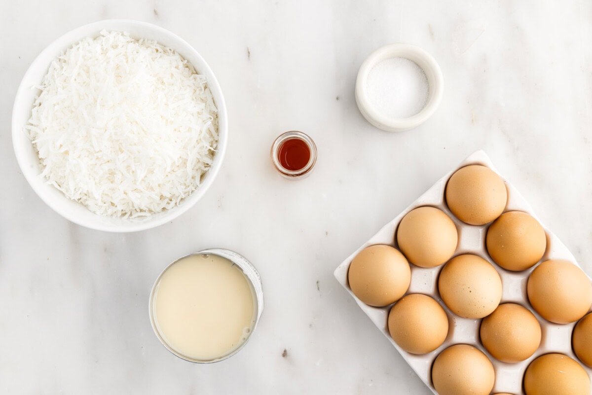 Ingredients for Coconut Macaroons