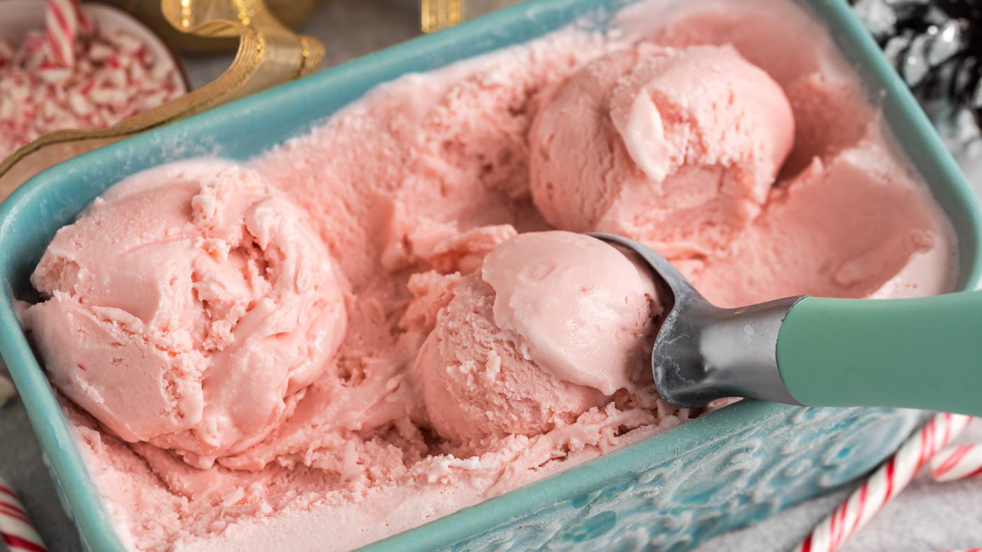 Peppermint ice cream comes together easily using an ice cream maker, the hardest part is waiting for