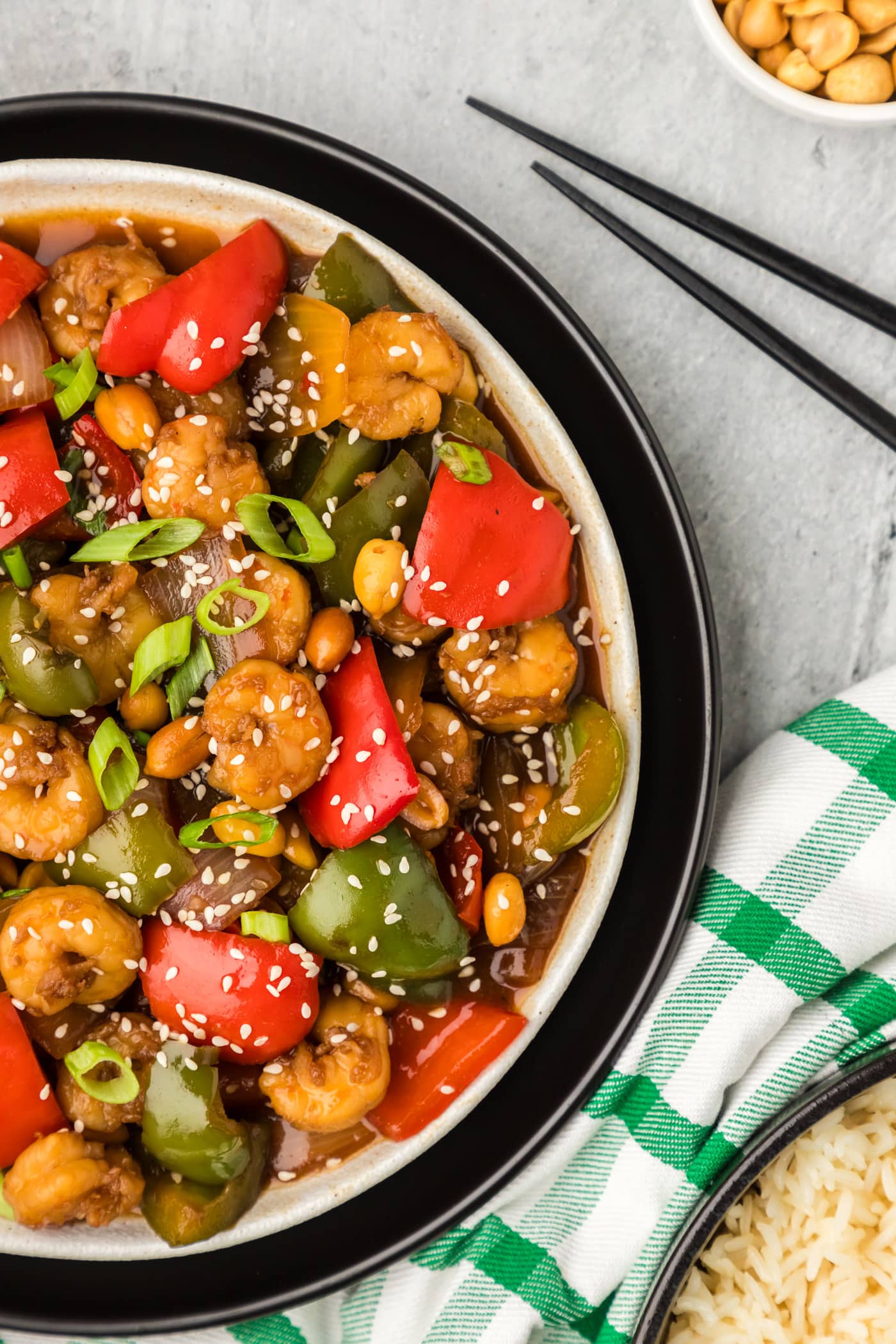 Kung Pao Shrimp - Amanda's Cookin' - Shrimp Recipes