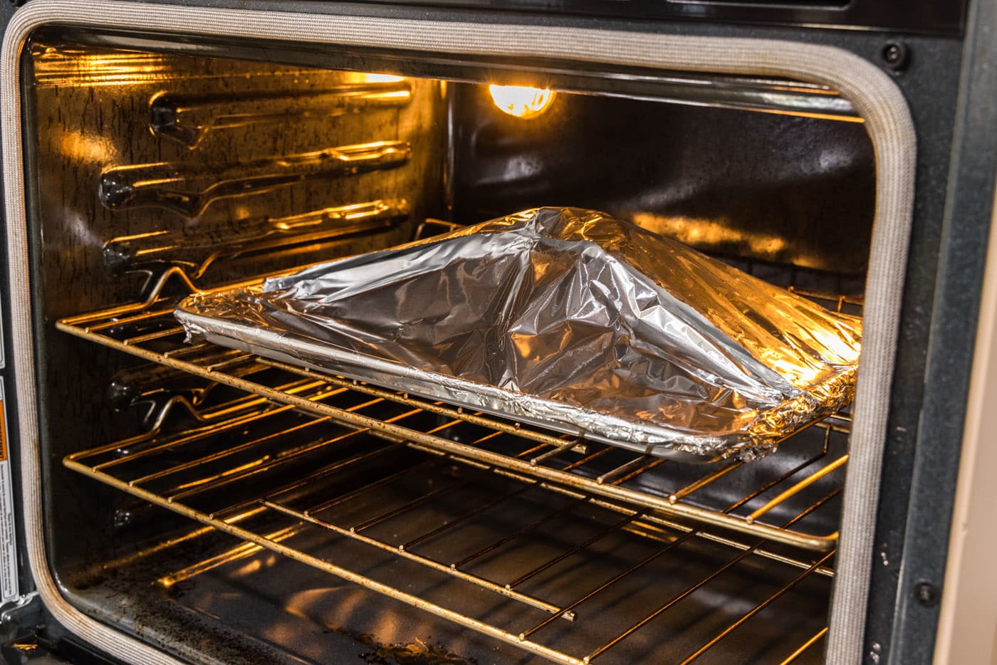 roasting leg of lamb in oven with foil