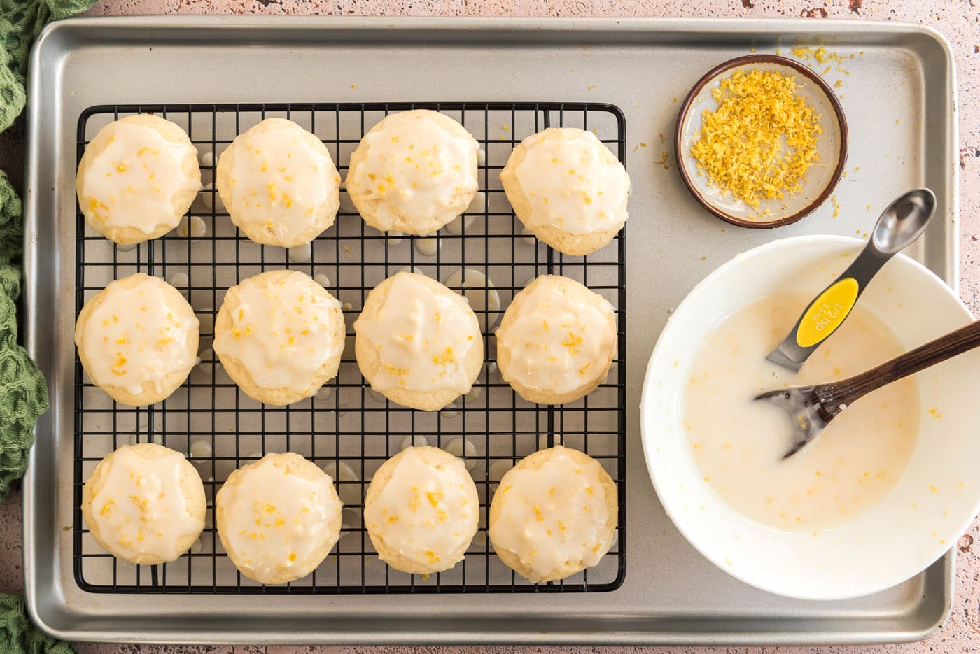 easy lemon drop cookies with lemon glaze