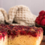 Raspberry Upside Down Cake