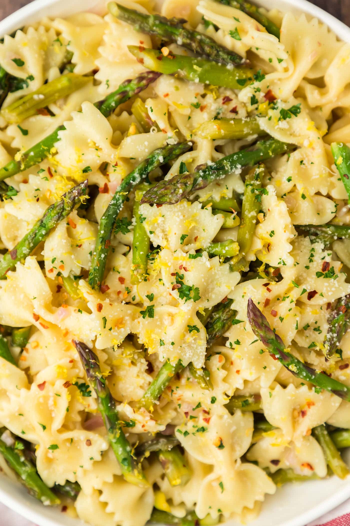 Asparagus Pasta - Amanda's Cookin' - Stovetop Meals