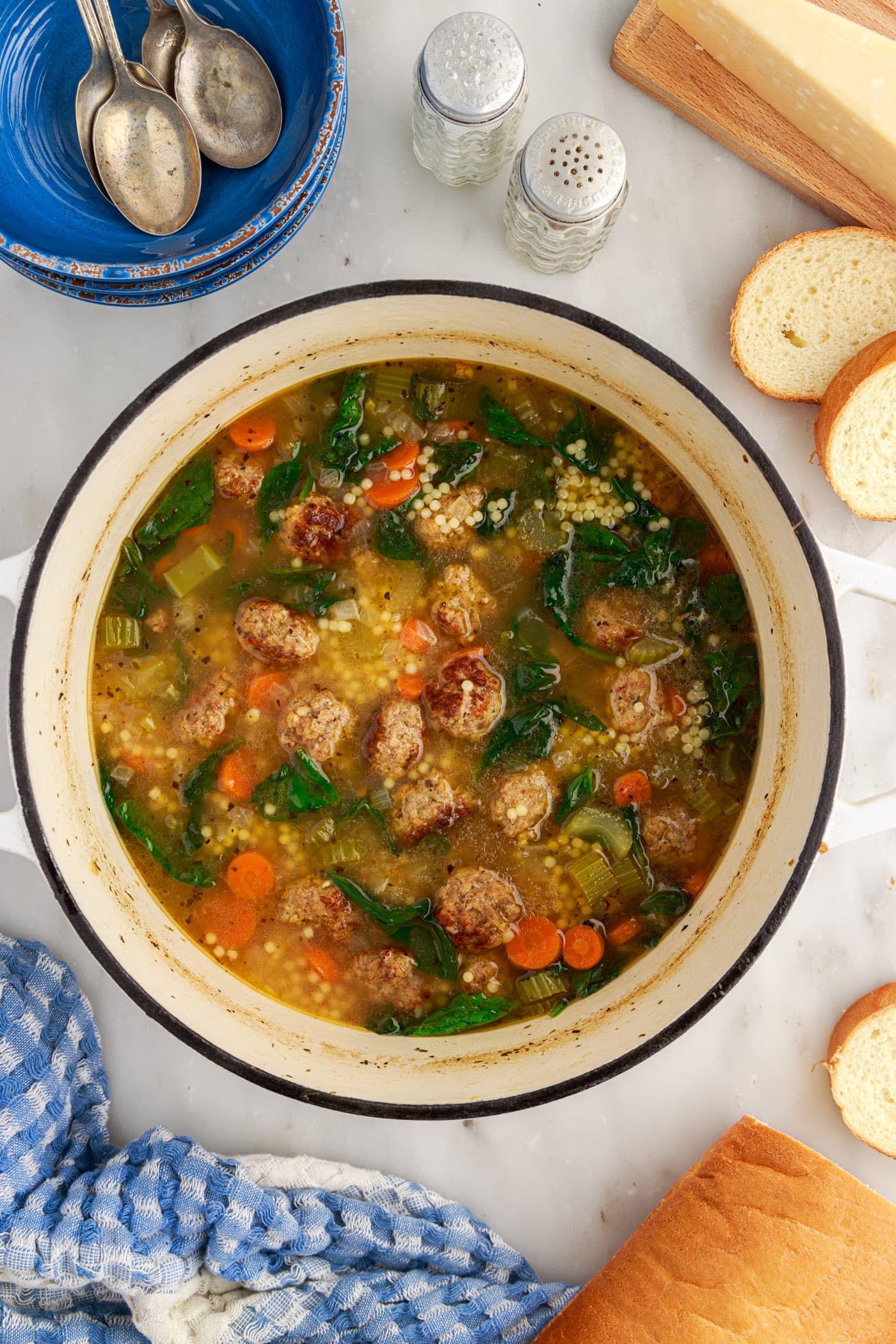 Italian Wedding Soup - Amanda's Cookin' - Pork