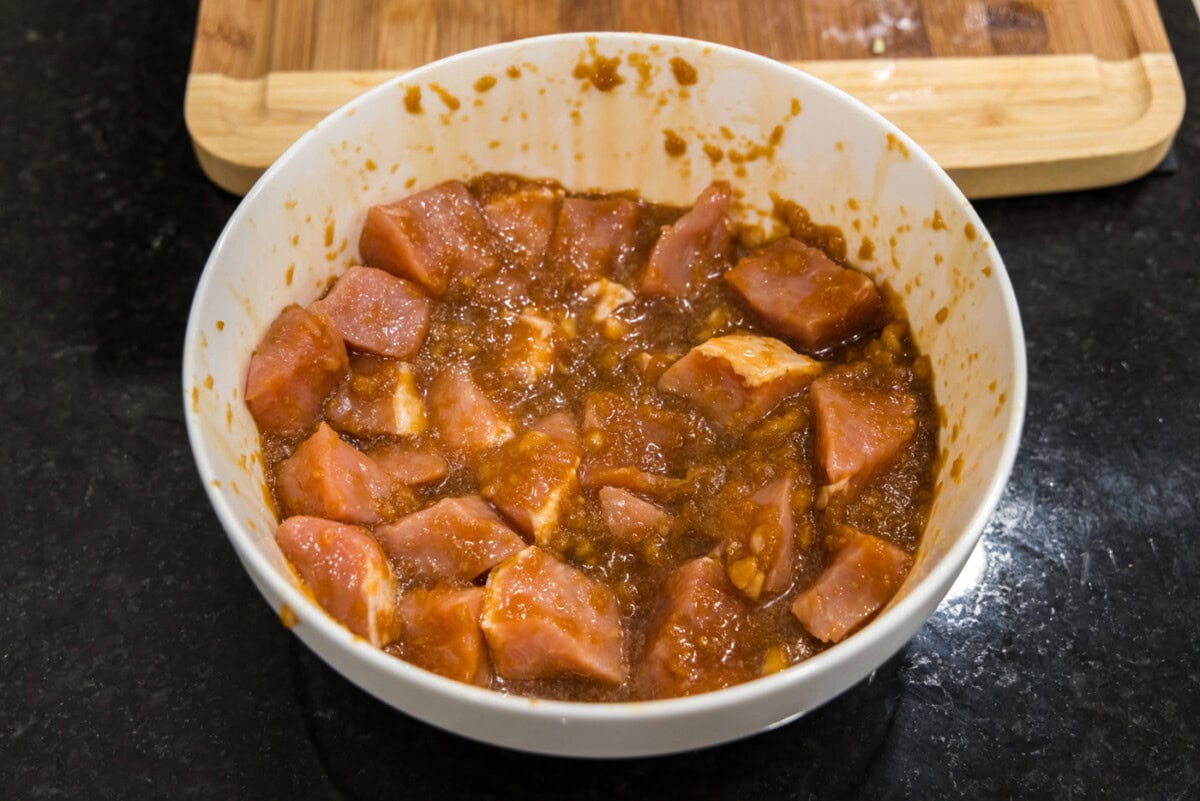 marinating pork for stir fry