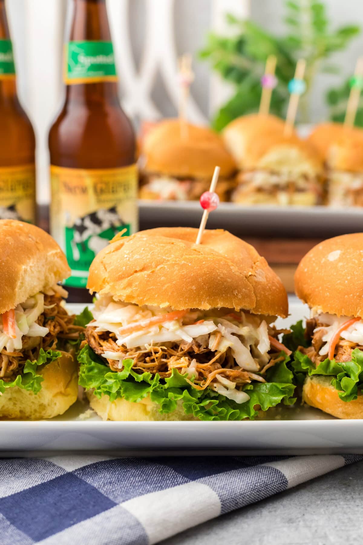 Close up photo of a BBQ Chicken Sandwich