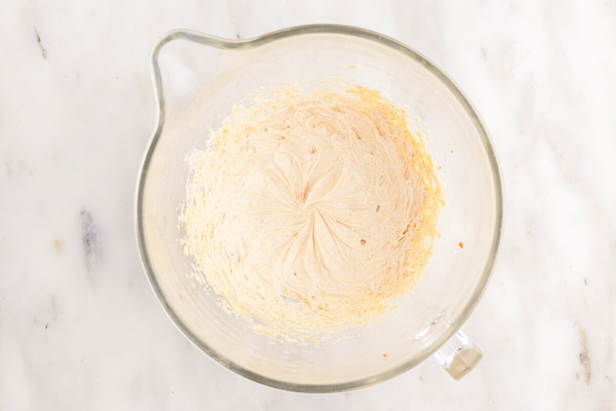 whipped brown butter in a bowl