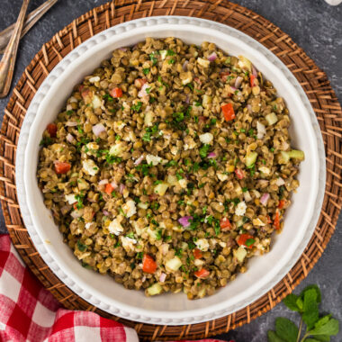 Bowl of Lentil Salad