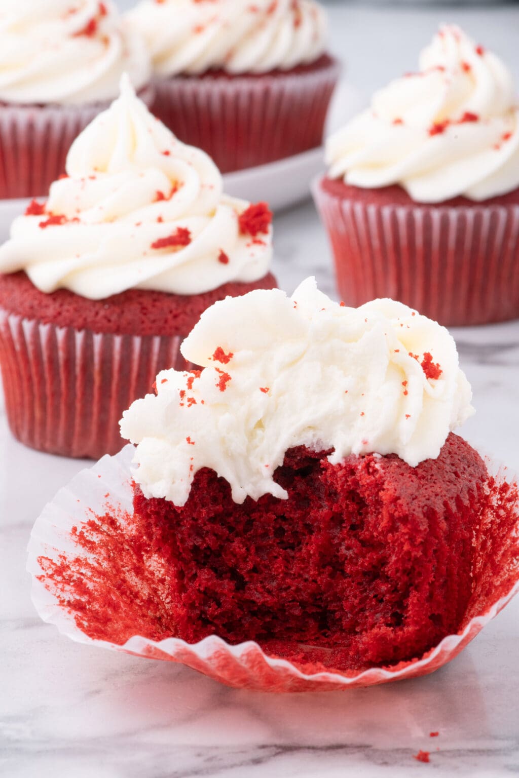 Red Velvet Cupcakes - Amanda's Cookin' - Cake & Cupcakes