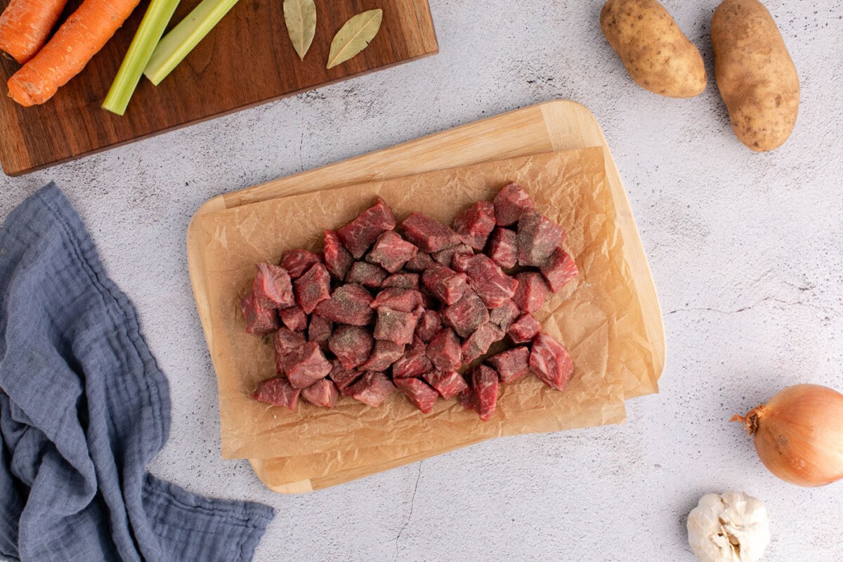 cubed stew meat