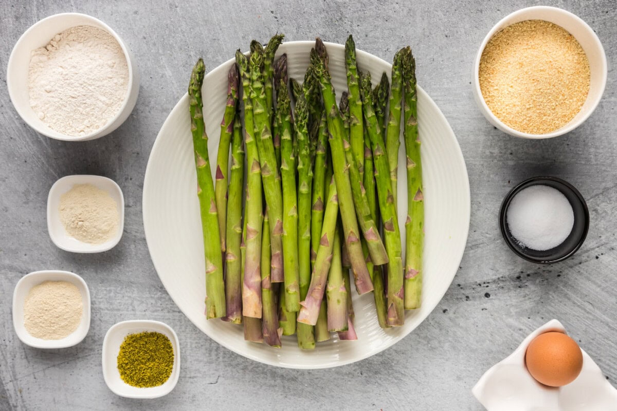 Ingredients for Fried Asparagus