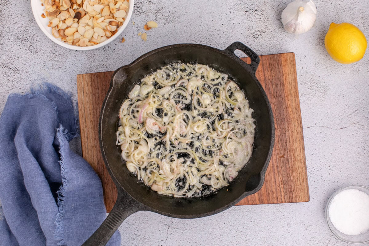 sauteed shallots in butter