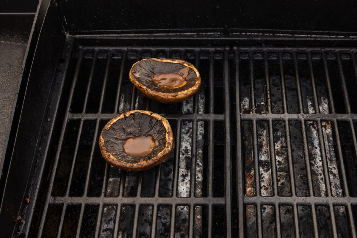 grilled portobello mushroom caps