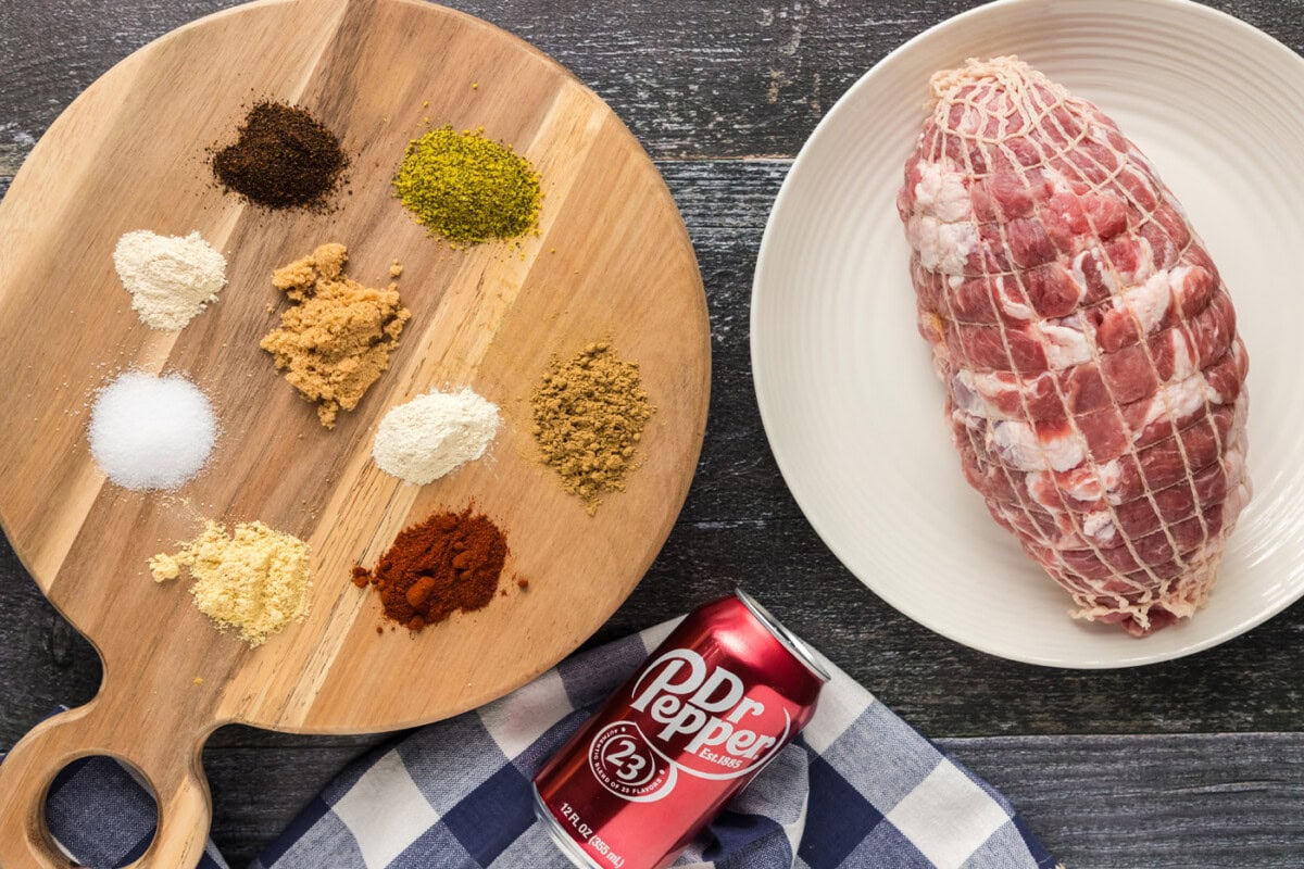 Ingredients for Pulled Pork Sandwiches