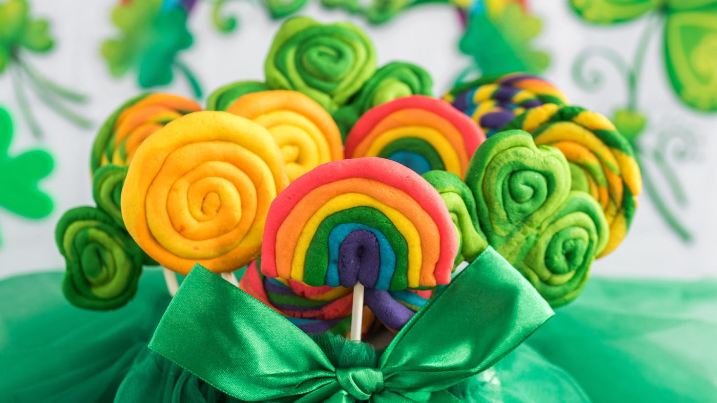 St. Patrick’s Day Coiled Sugar Cookies