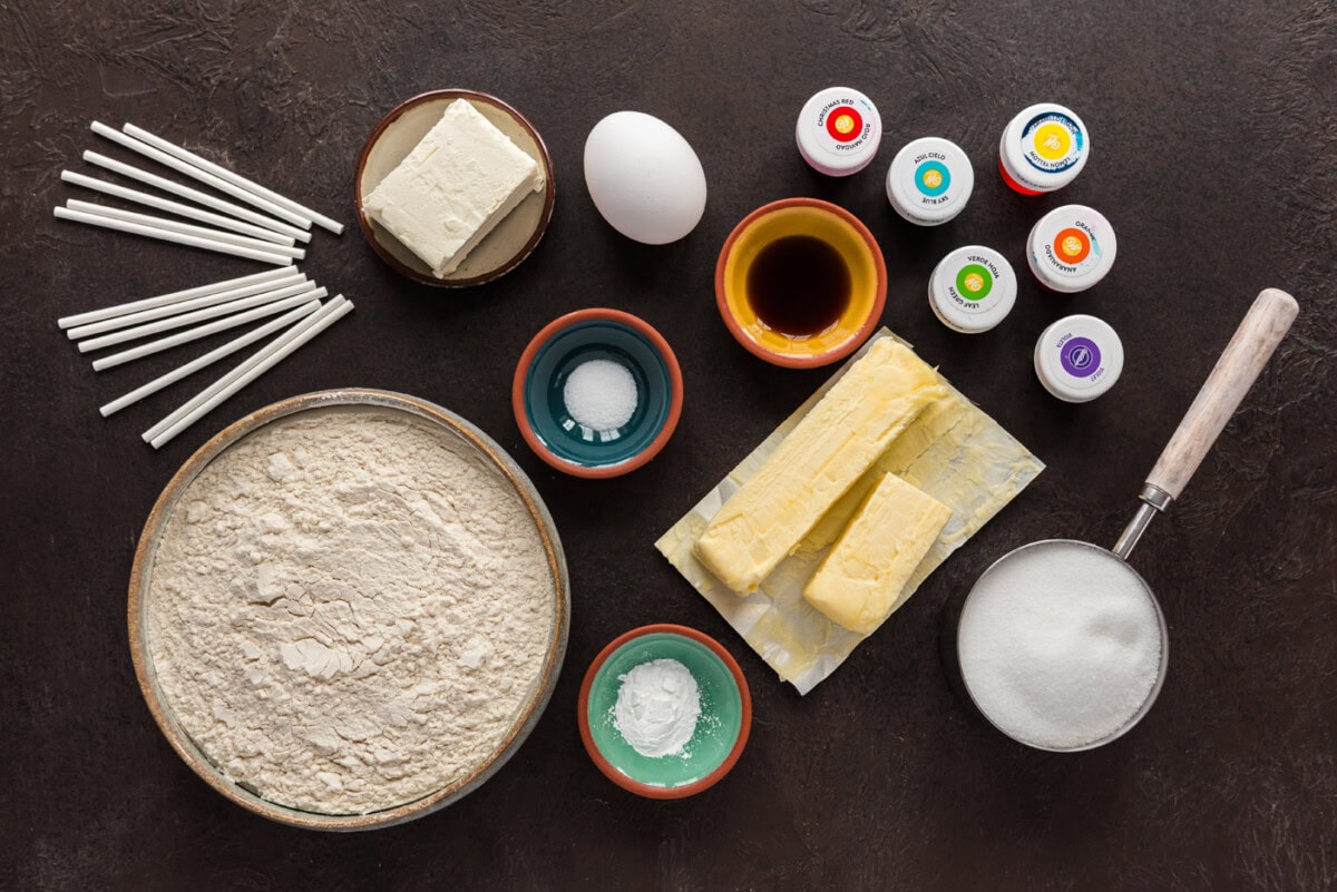 Ingredients for St. Patrick’s Day Cookies