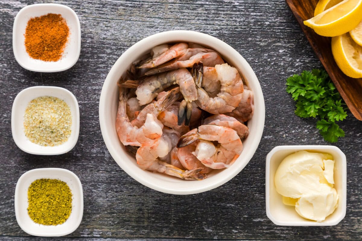 Ingredients for Baked Shrimp