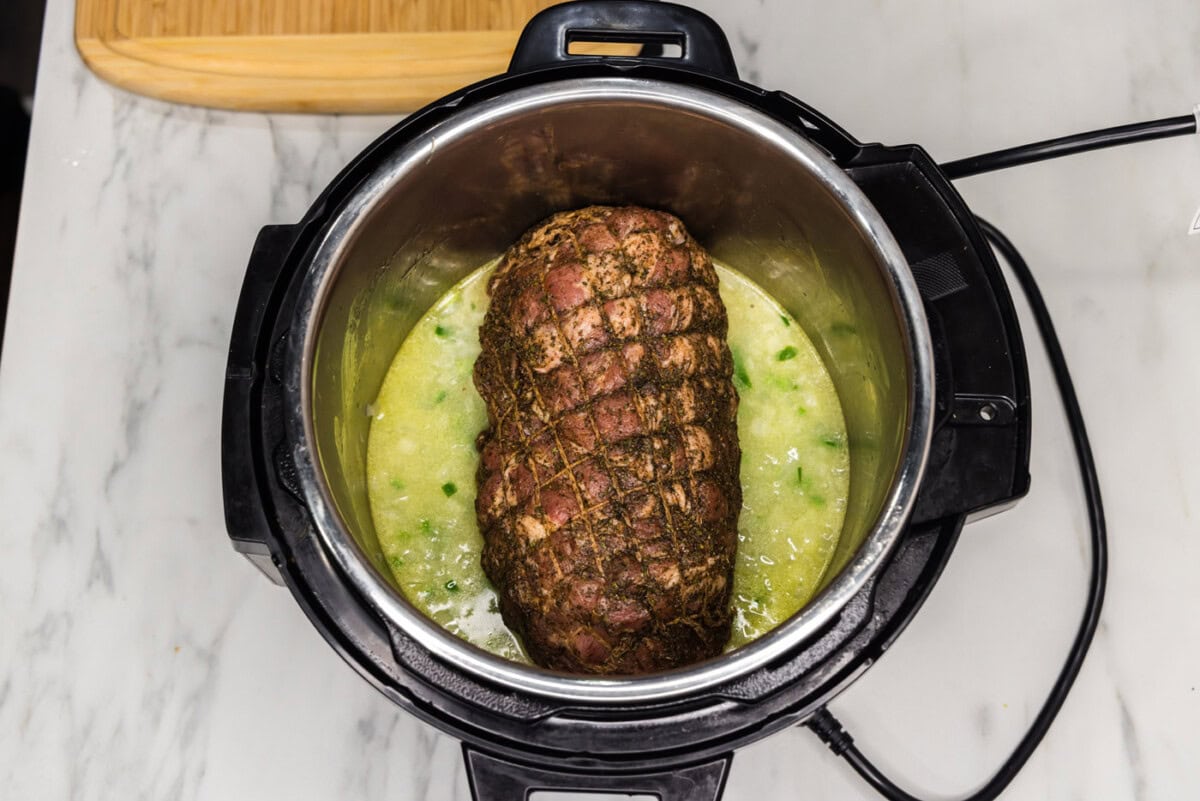 seasoned pork roast in instant pot