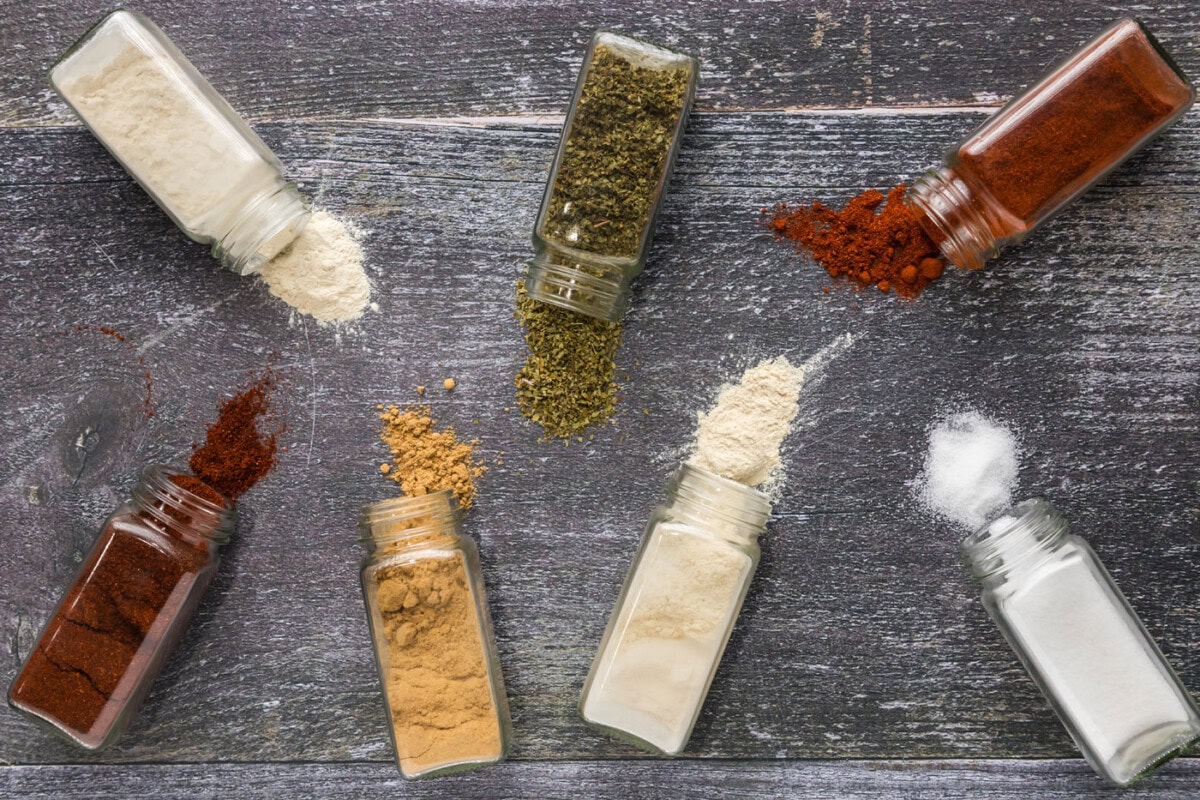 Ingredients for Mexican Seasoning