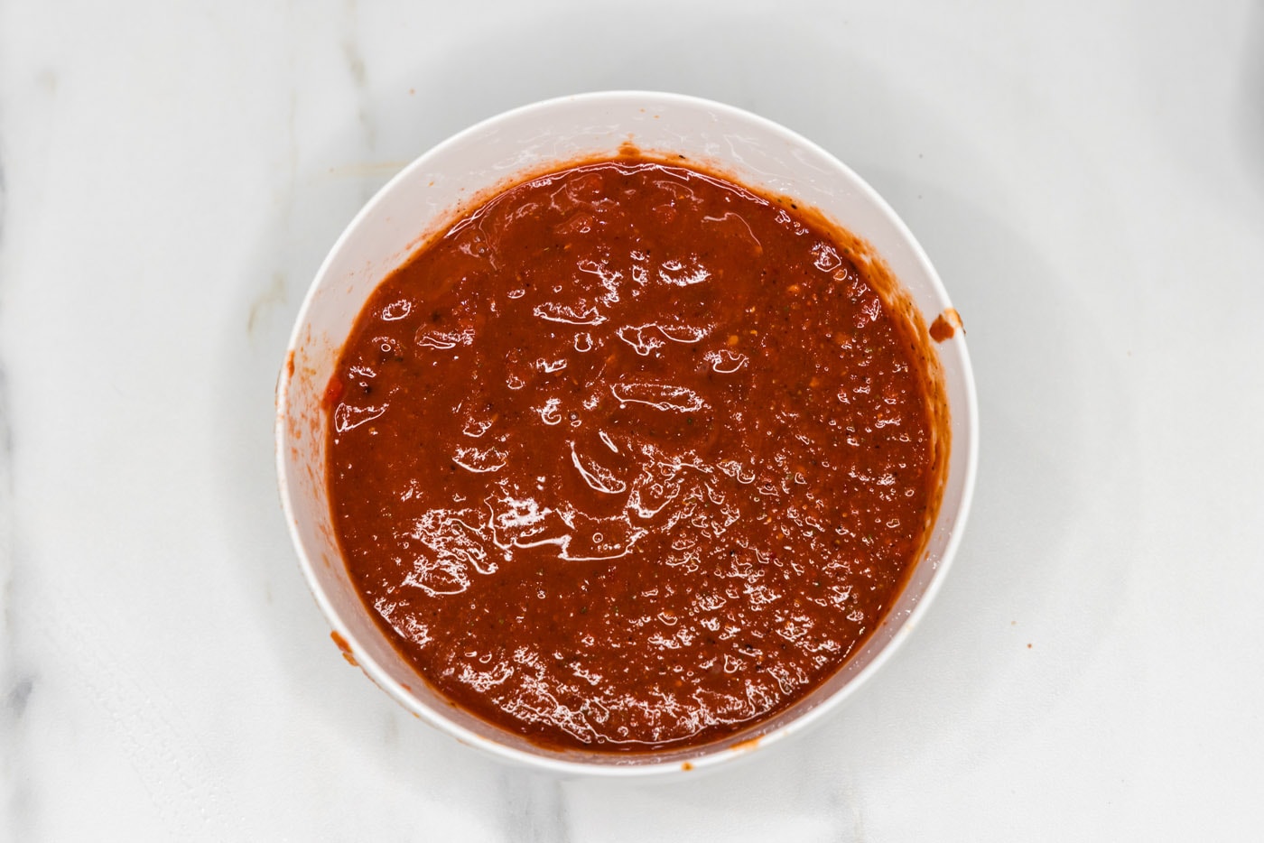 blitzed chipotle sauce in a bowl