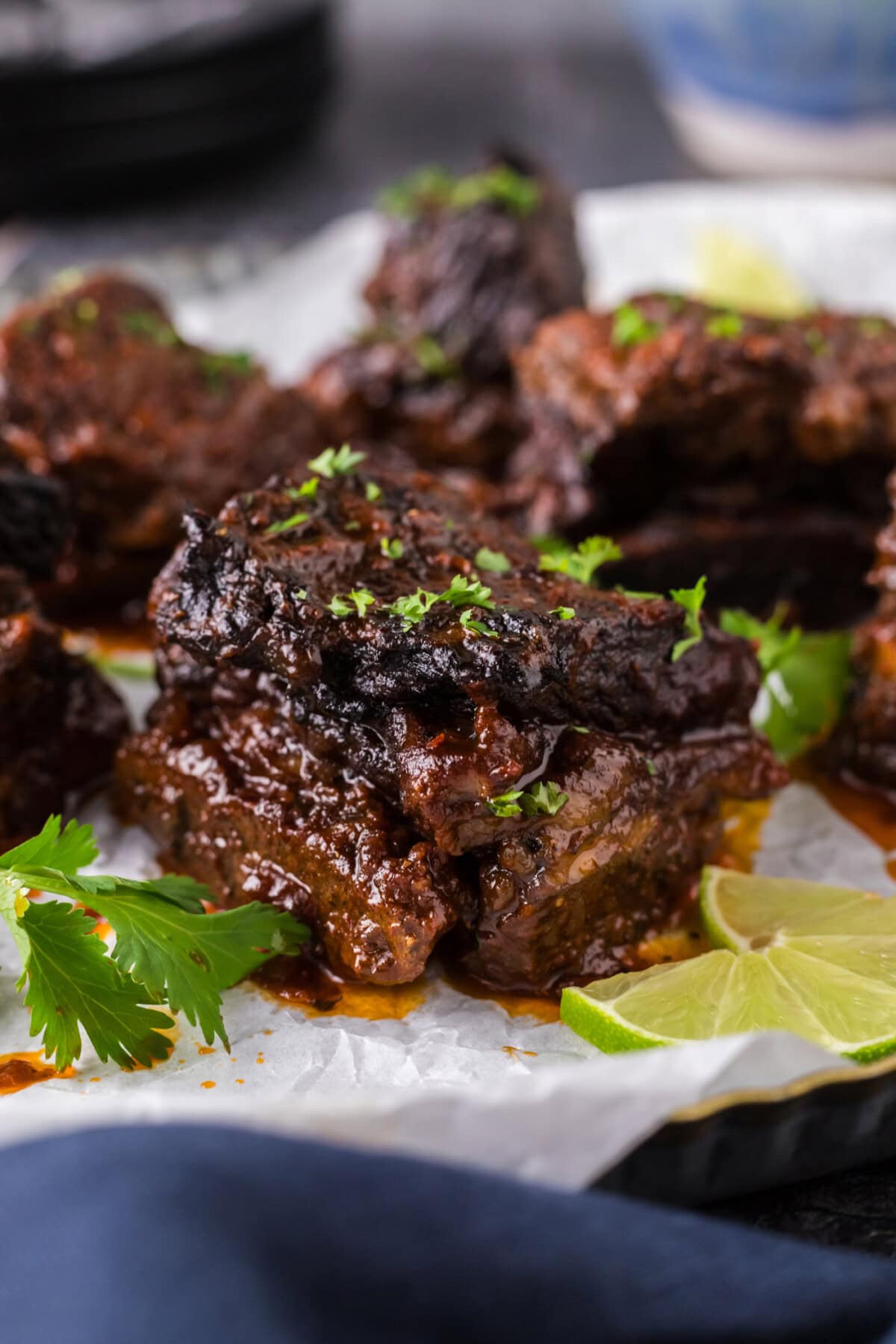 Close up photo of a Mexican Short Rib