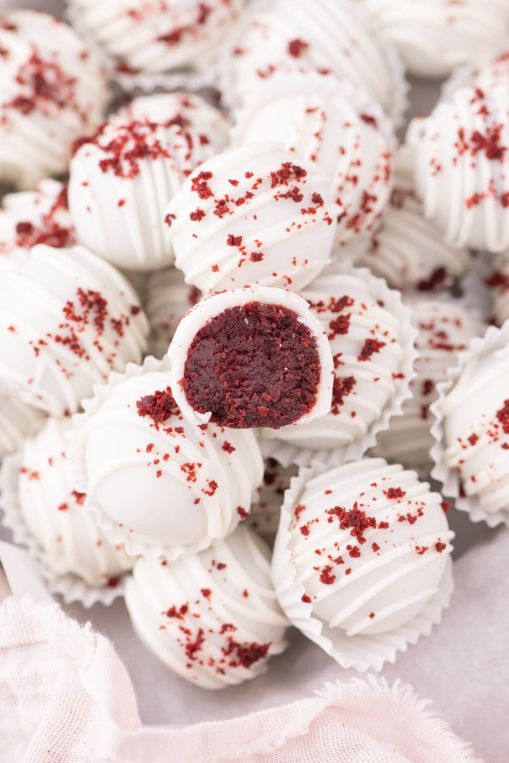 Red Velvet Cake Balls - Amanda's Cookin'